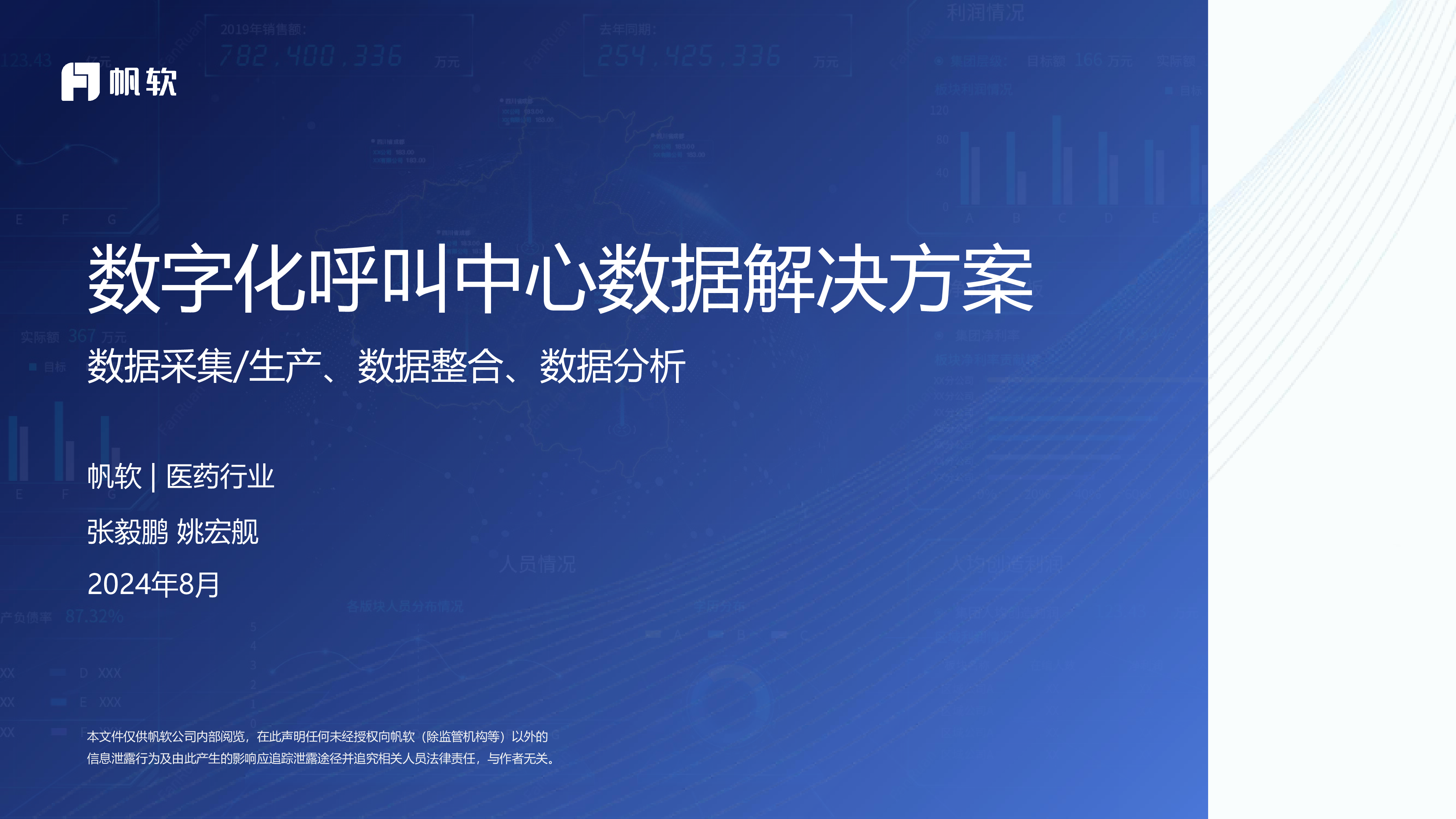 帆软2024数字化呼叫中心数据解决方案-医药行业43页